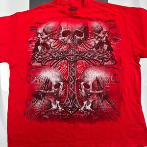 MMA Elite Fire Men's Red T-shirt